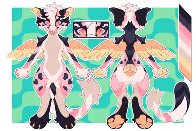 Full character reference sheet example 1